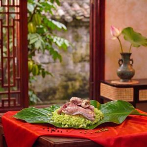 Bánh chưng cốm Làng Vòng nhân đậu xanh thịt truyền thống Hà Nội
