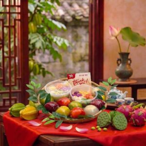 Bánh xu xê cốm Làng Vòng nhân đậu xanh dẻo thơm Hà Nội