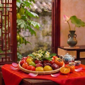 Bánh xu xê cốm Làng Vòng nhân đậu xanh dẻo thơm Hà Nội