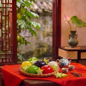 Bánh xu xê cốm Làng Vòng nhân đậu xanh dẻo thơm Hà Nội