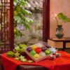 Bánh xu xê cốm Làng Vòng nhân đậu xanh dẻo thơm Hà Nội