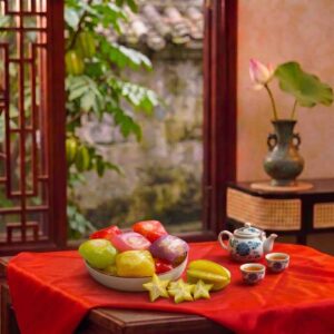 Bánh xu xê cốm Làng Vòng nhân đậu xanh dẻo thơm Hà Nội