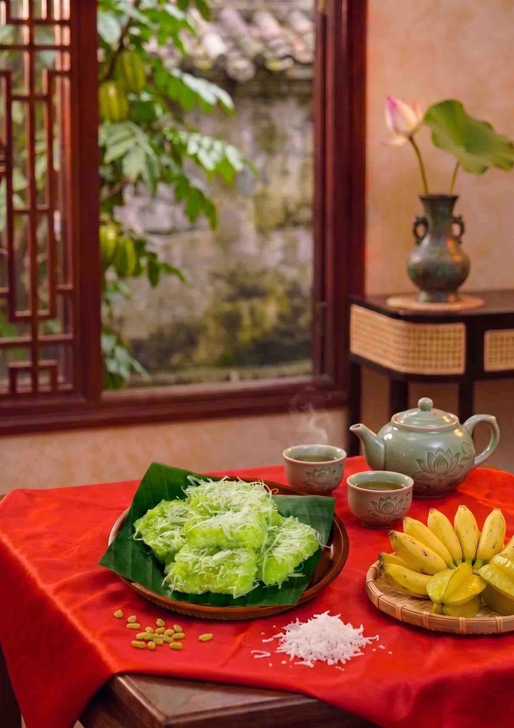 Cốm xào dừa Làng Vòng dẻo thơm béo ngậy đặc sản Hà Nội