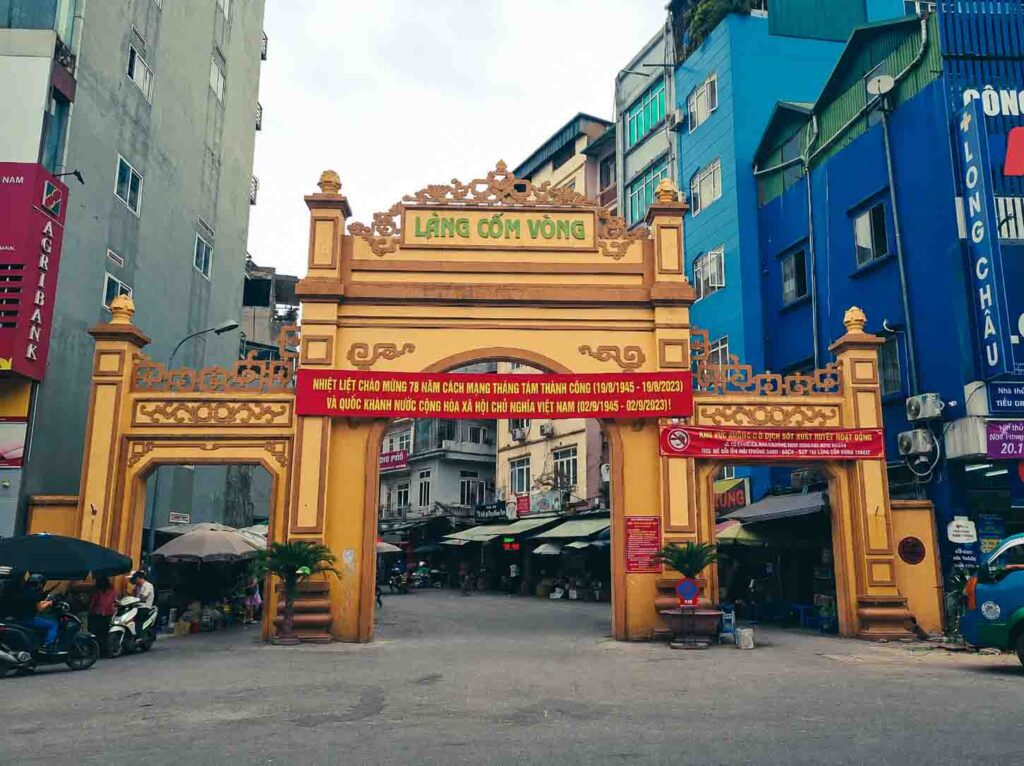 Cốm Làng Vòng xanh tự nhiên đặc sản truyền thống Hà Nội